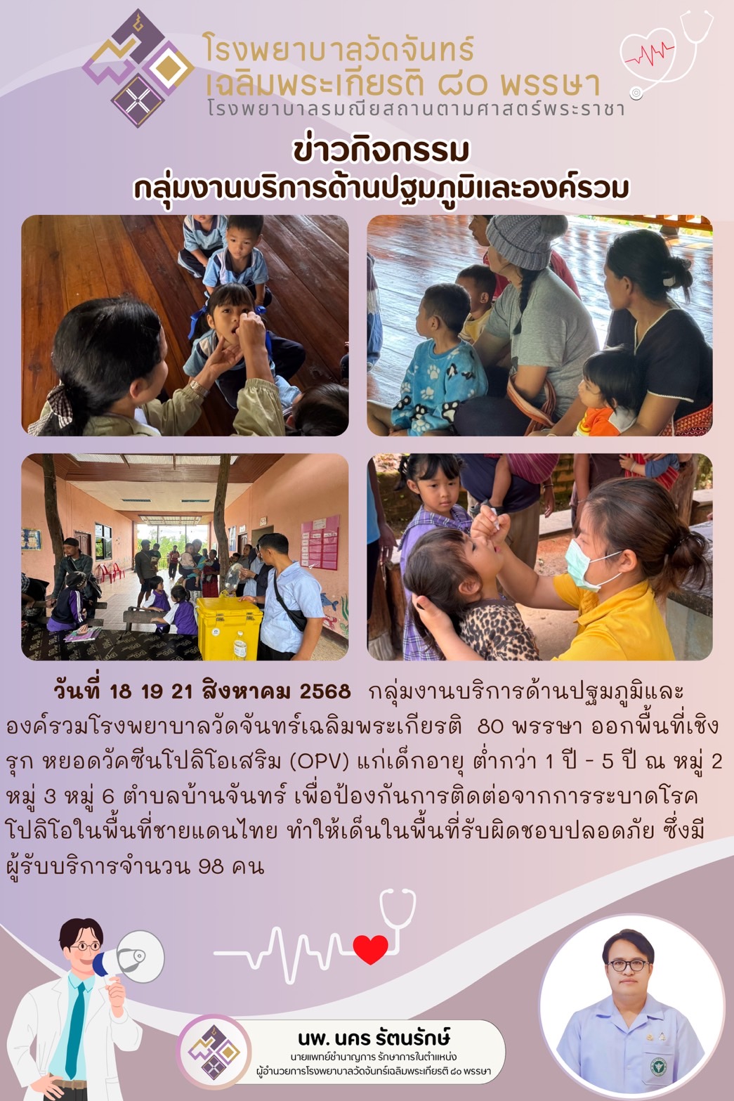 โรงพยาบาลวัดจันทร์ฯ